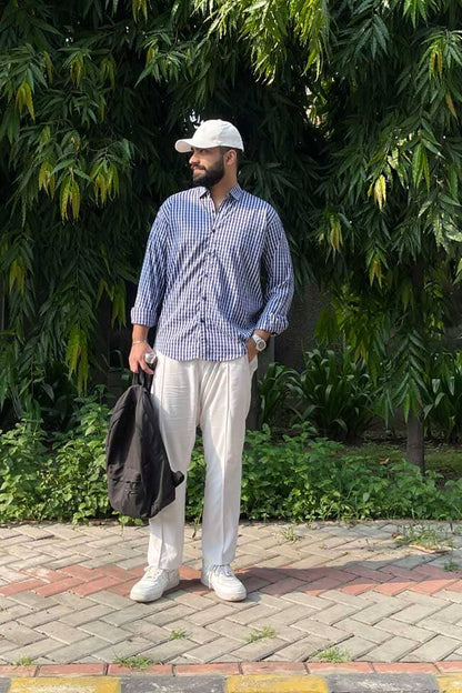 Scanners Elegant Men's Checkered Casual Shirt