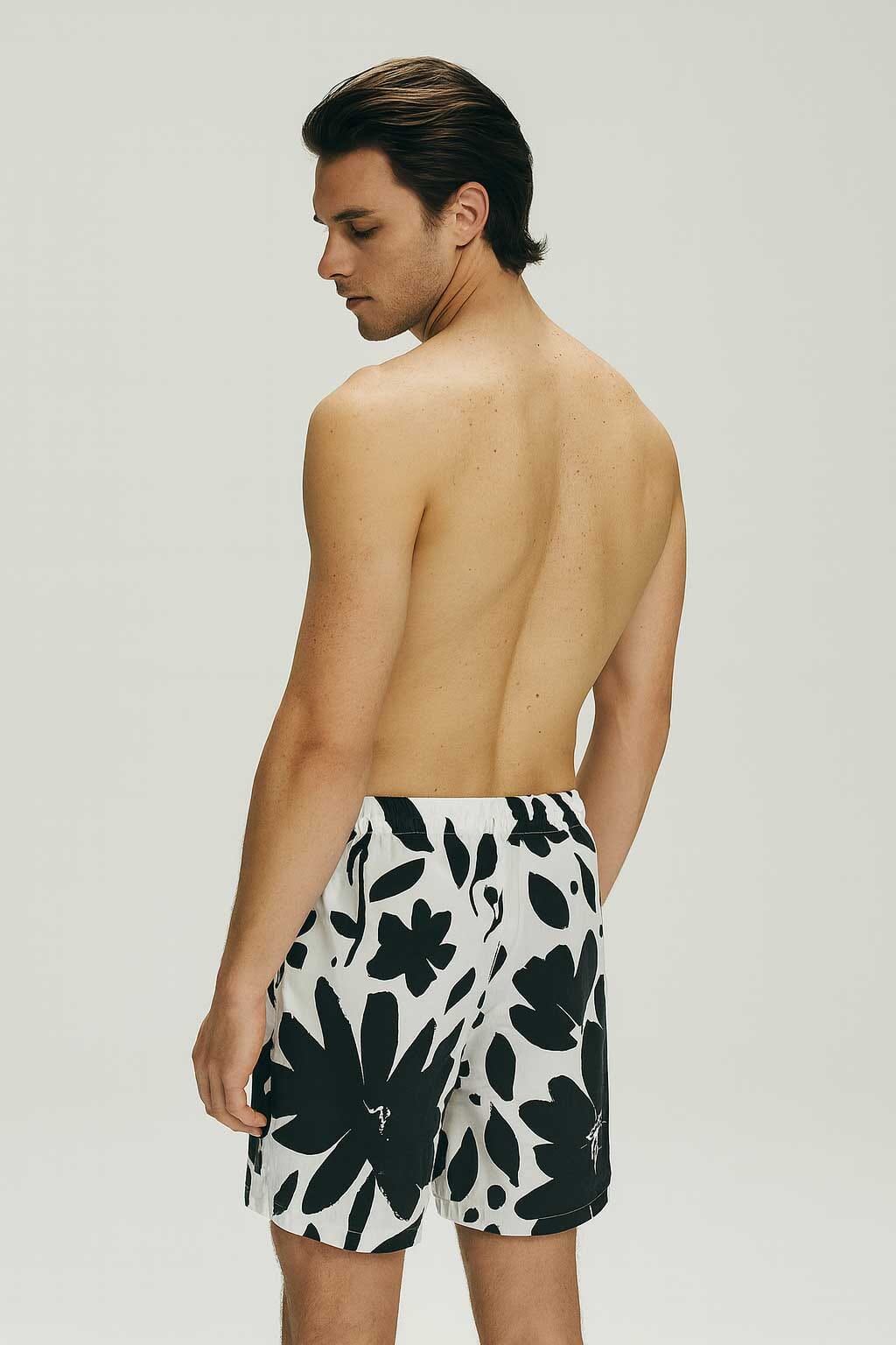 Men's Printed Activewear Swim Shorts