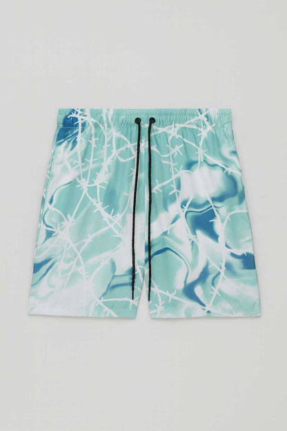 Men's Ocean Wave Activewear Swim Shorts
