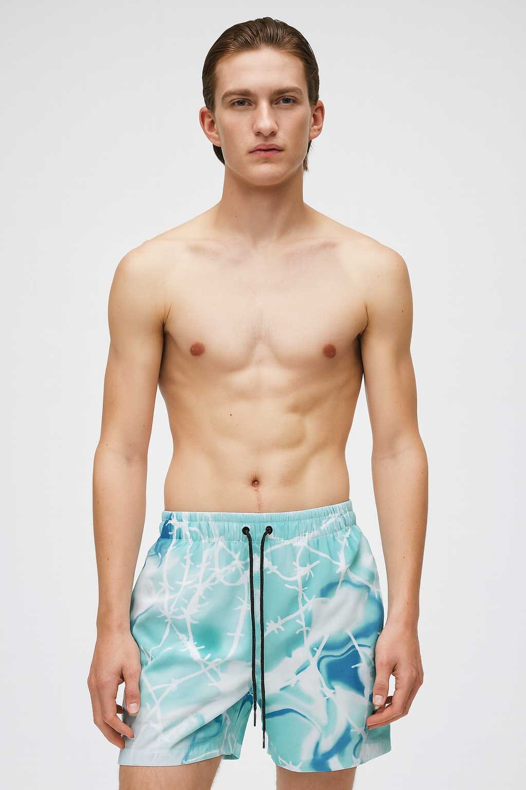 Men's Ocean Wave Activewear Swim Shorts