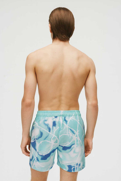 Men's Ocean Wave Activewear Swim Shorts