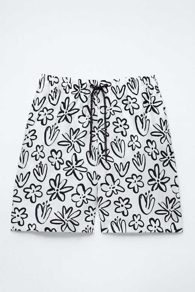 Men's Quick Dry Printed Activewear Swim Shorts