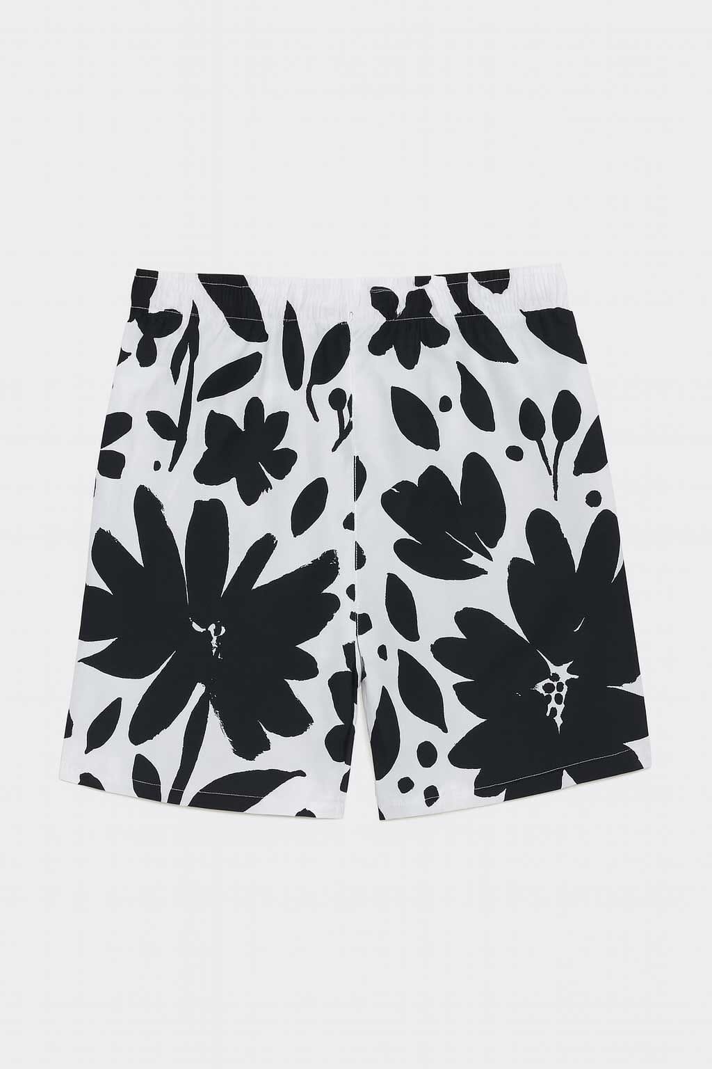 Men's Printed Activewear Swim Shorts