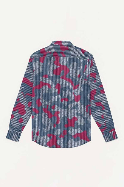 Scanners Elegant Men's Striped Casual Shirt