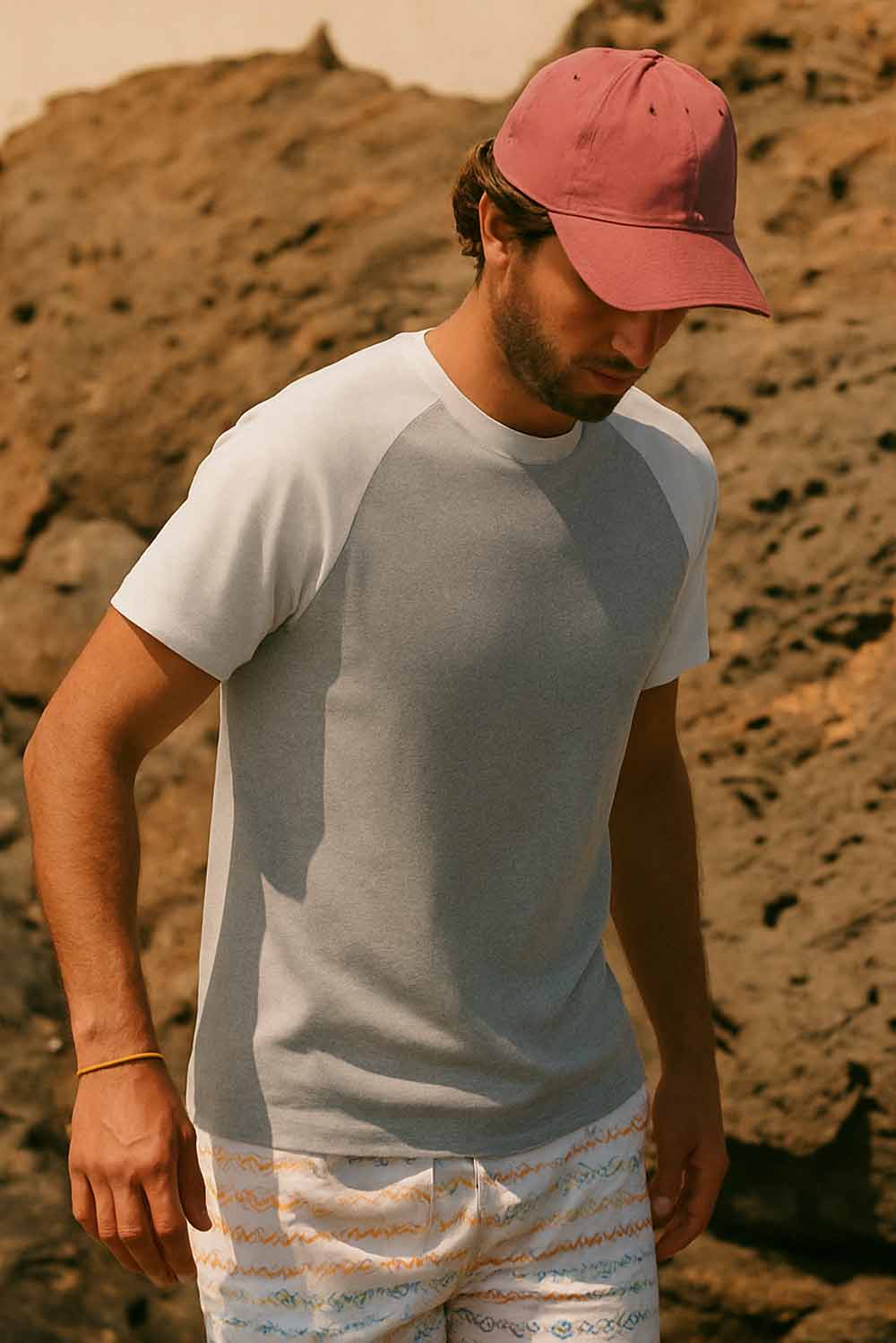 Heather Grey & White