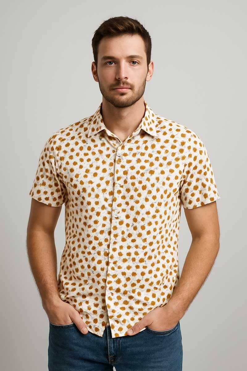 Gravity Men's Slim Fit Casual Shirt