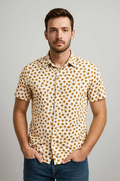 Gravity Men's Slim Fit Casual Shirt