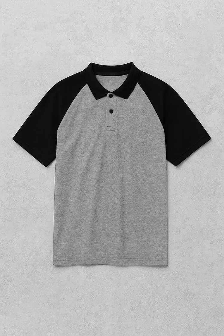 Grey Melange & Black