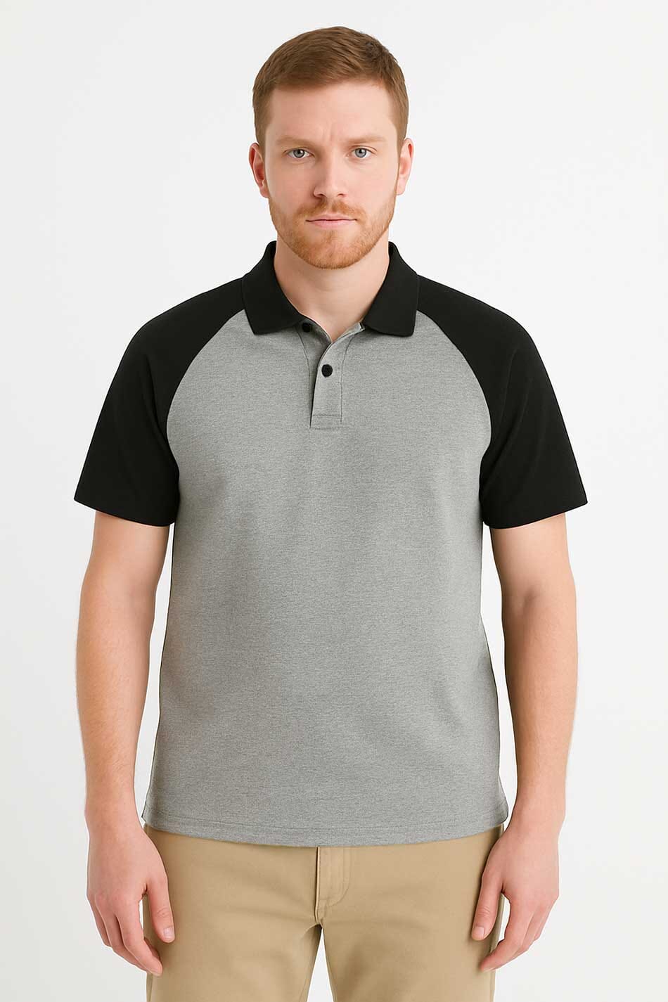 Grey Melange & Black