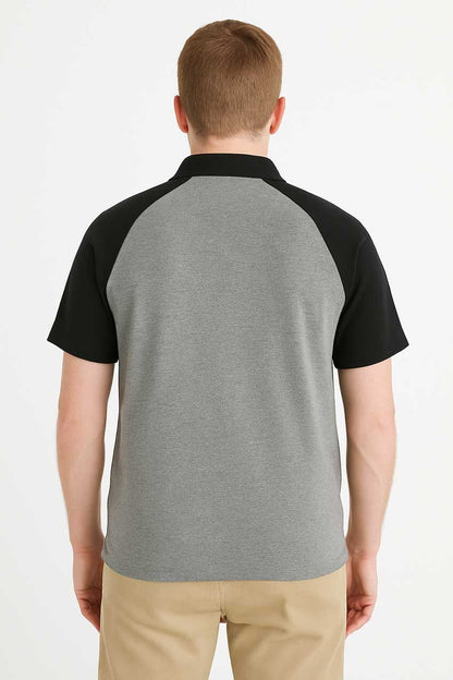 Grey Melange & Black