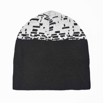 Men's Contrast Design Knitted Beanie Cap Cap First Choice D1 