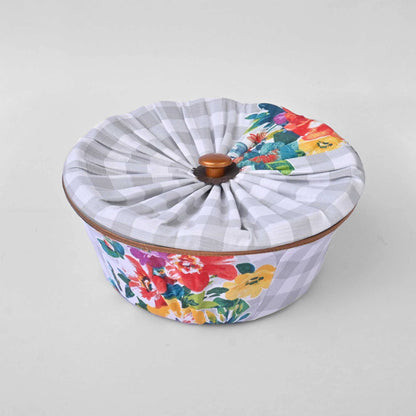 Besancon Printed Design Cotton Hot Pot Roti Box Kitchen Accessories De Artistic D25 