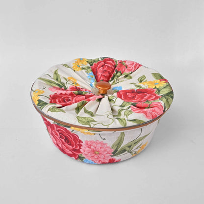 Besancon Printed Design Cotton Hot Pot Roti Box Kitchen Accessories De Artistic 