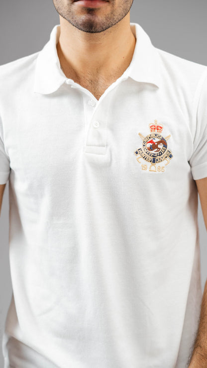 Polo Republica Men's Pony Crest & Polo 8 Embroidered Short Sleeve Polo Shirt Men's Polo Shirt Polo Republica 