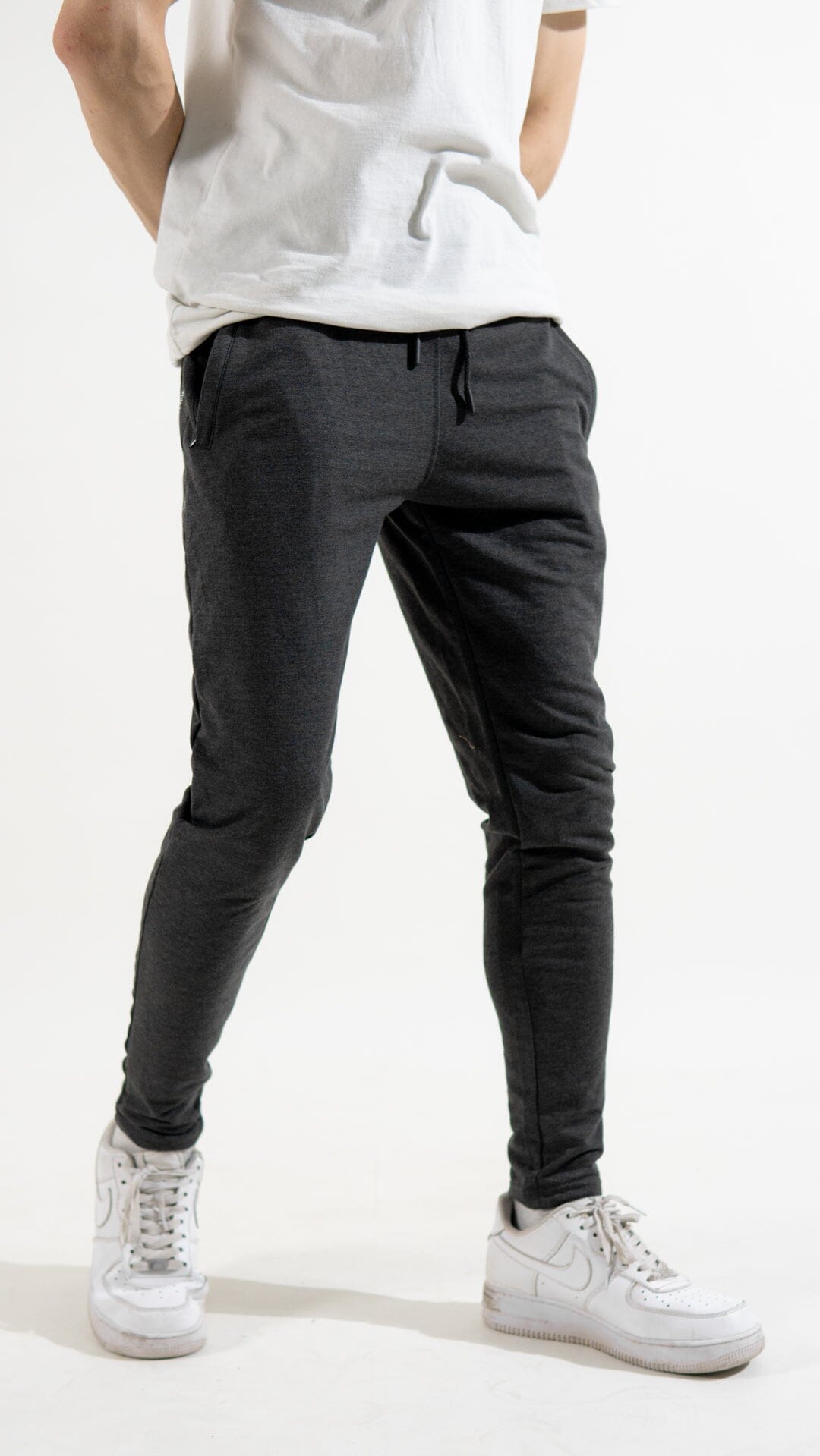 Polo Republica Men's Essentials Slim-Fit Joggers Men's Trousers Polo Republica Charcoal S 