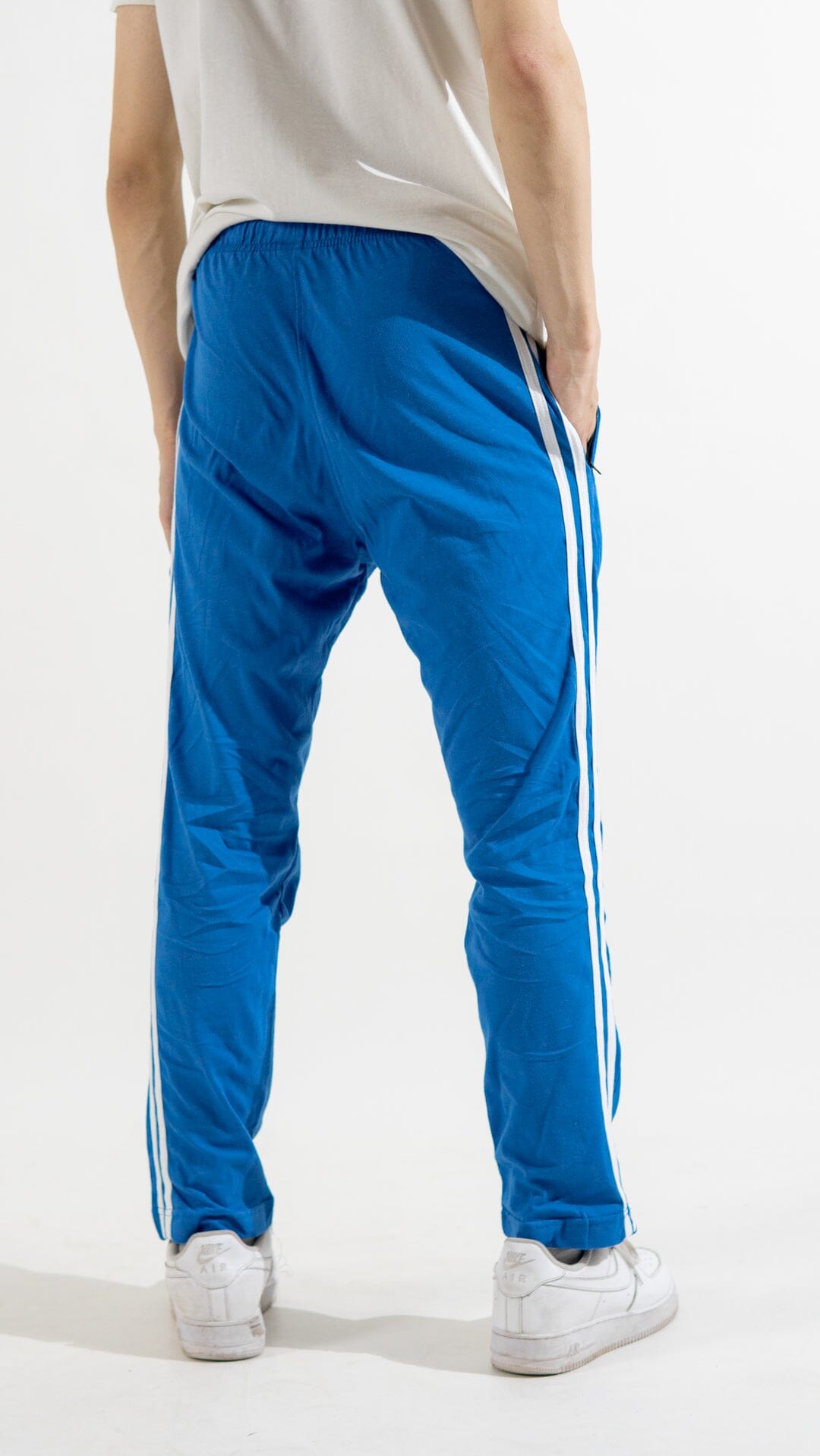 Heavy Cotton Jersey Slim-Fit Lounge Pants with Sporty Side Stripes
