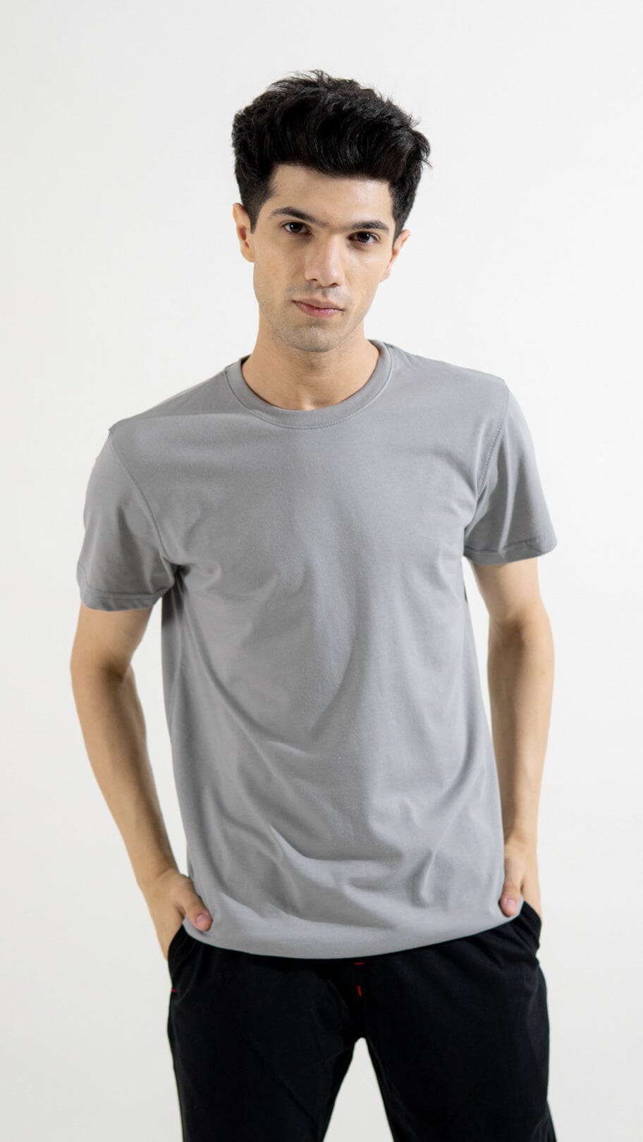 Polo Republica Men's Essentials Premium Tee Shirt - Pack of 2 Men's Tee Shirt Polo Republica Steel Grey S 
