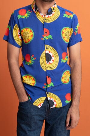 Gravity Men's Short Sleeve Casual Shirt