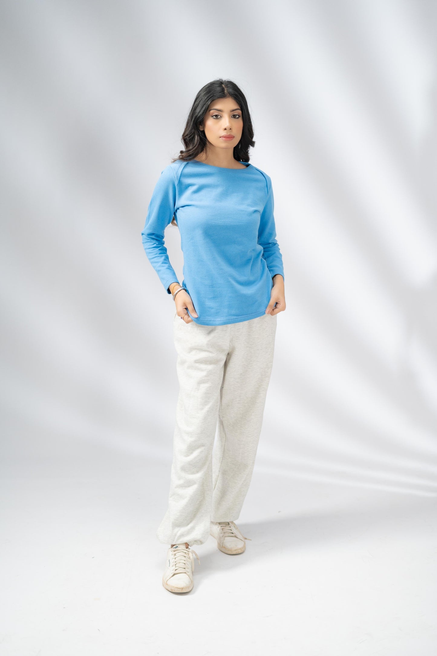 Max 21 Women’s Stylish Long Sleeves Sweat Shirt Women's Casual Shirt SZK 