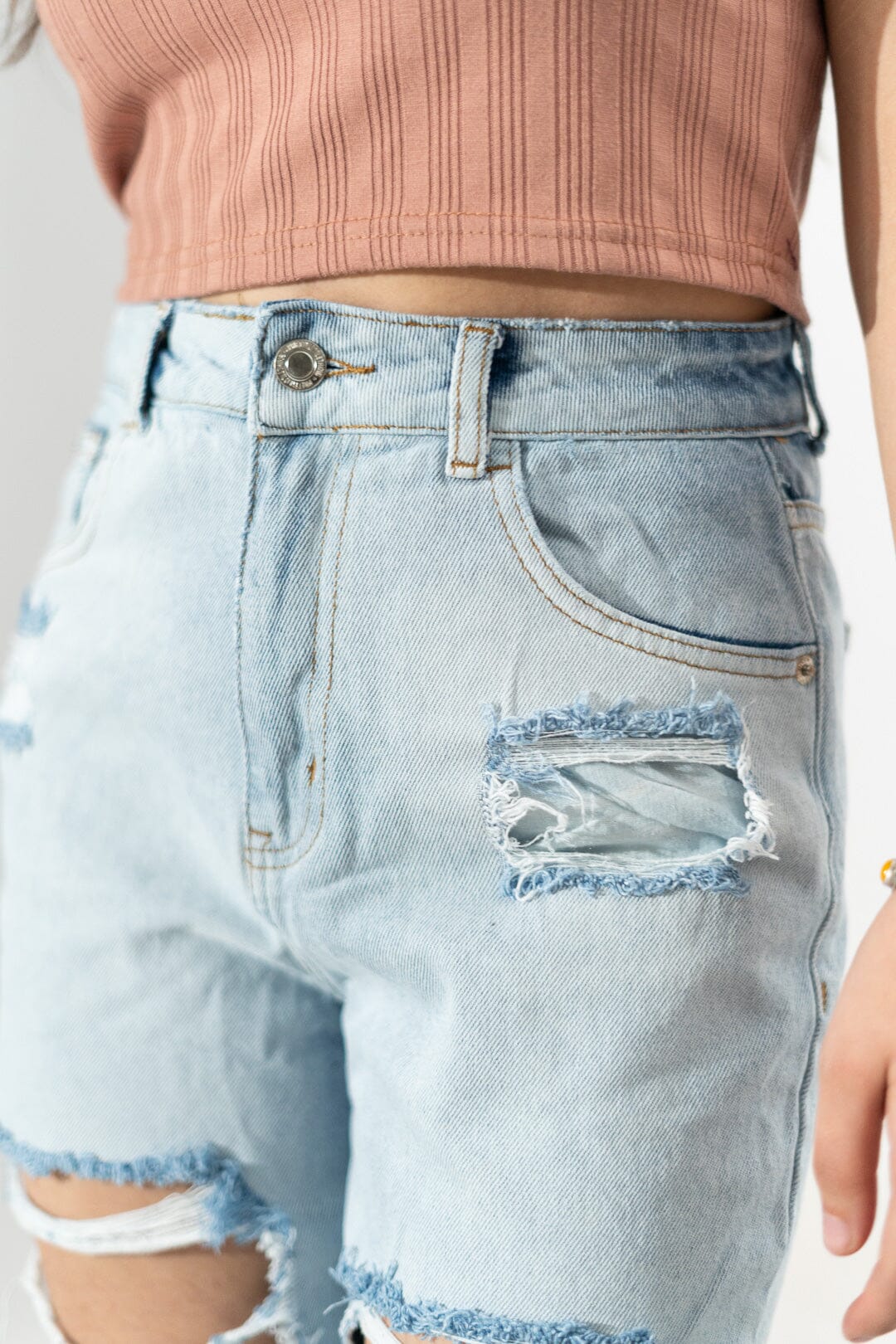 PLT Women's Distressed Classic Minor Fault Jeans Women's Denim HAS Apparel 