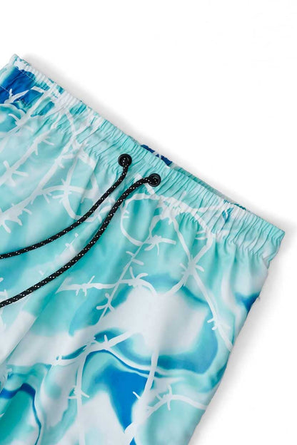 Men's Ocean Wave Activewear Swim Shorts