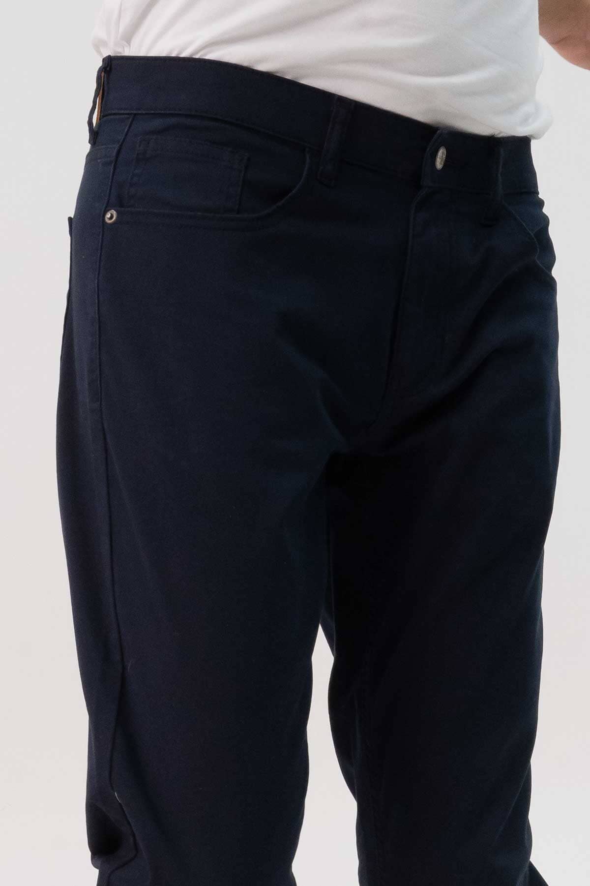 F21 Men's Straight Fit Cotton Pants