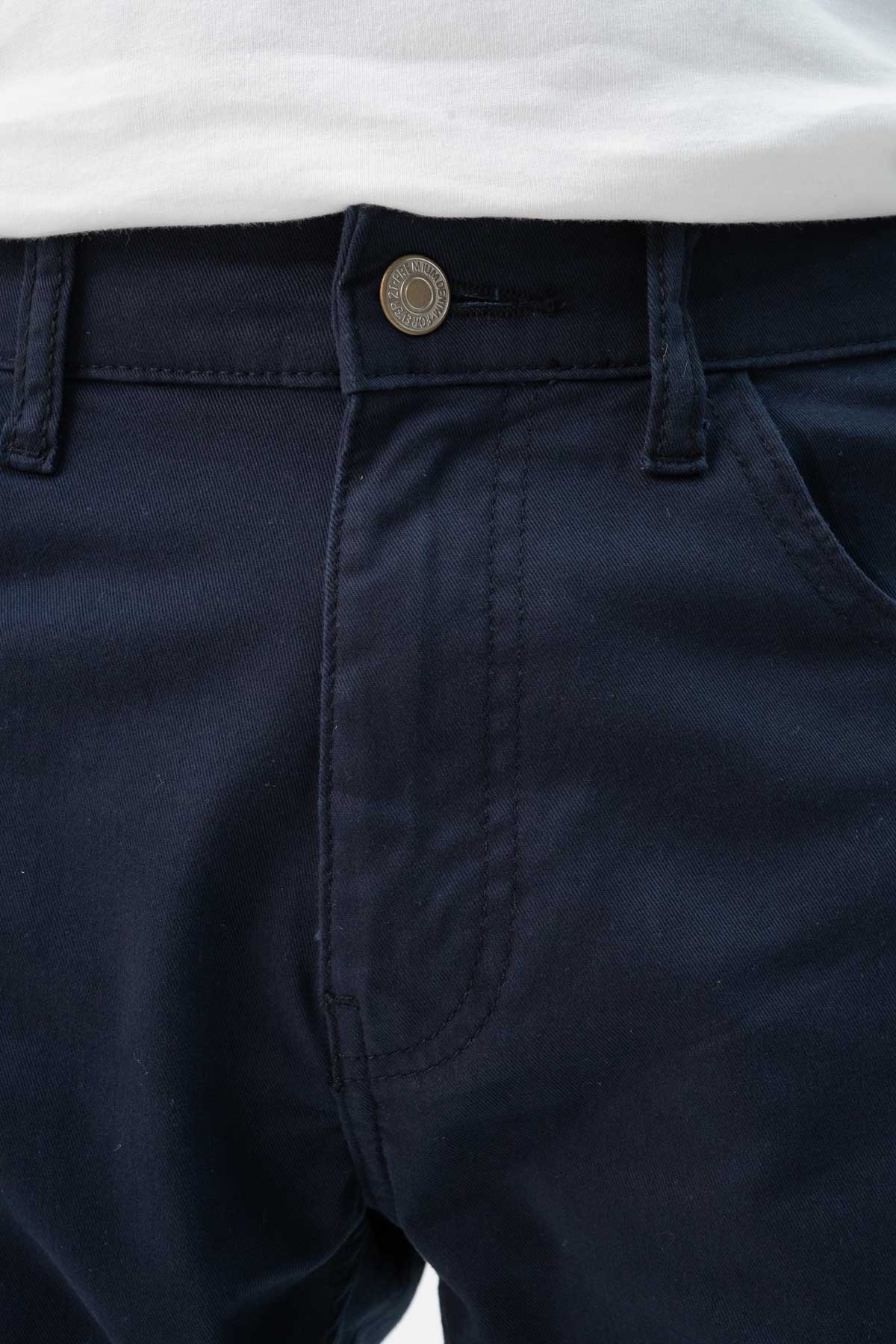 F21 Men's Straight Fit Cotton Pants