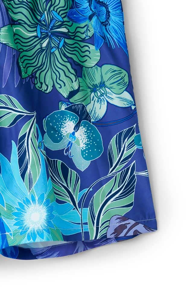 Men's Activewear Tropical Paradise Swim Shorts