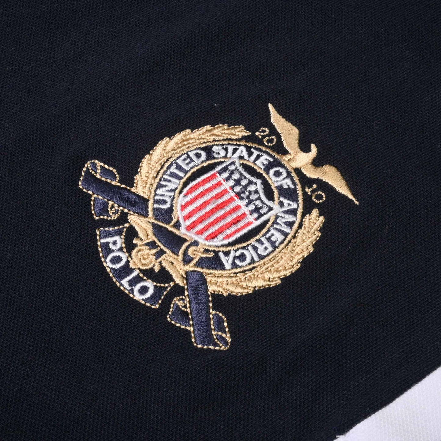 Polo Republica Men's USA Polo Embroidered Contrast Panel Polo Shirt Men's Polo Shirt Polo Republica 