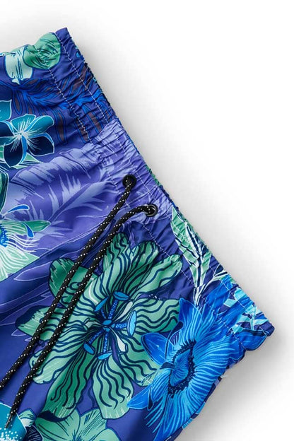 Men's Activewear Tropical Paradise Swim Shorts