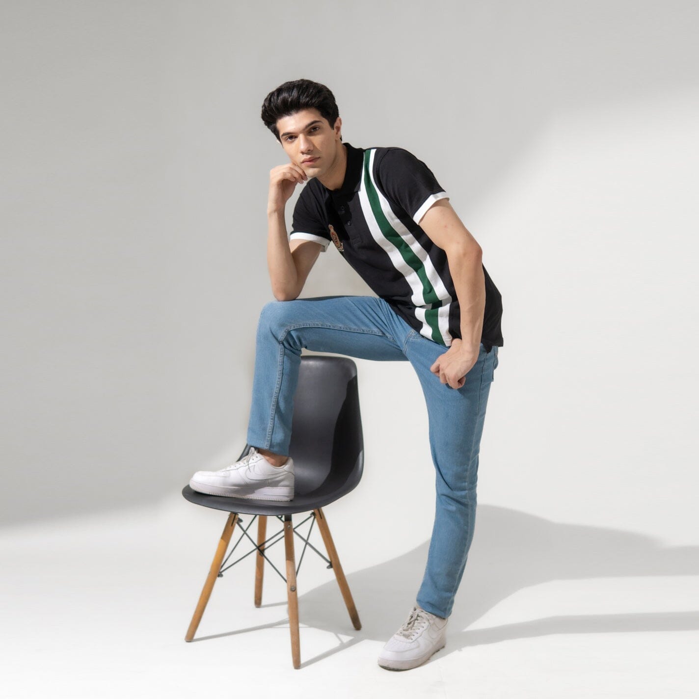 Black & Bottle Green