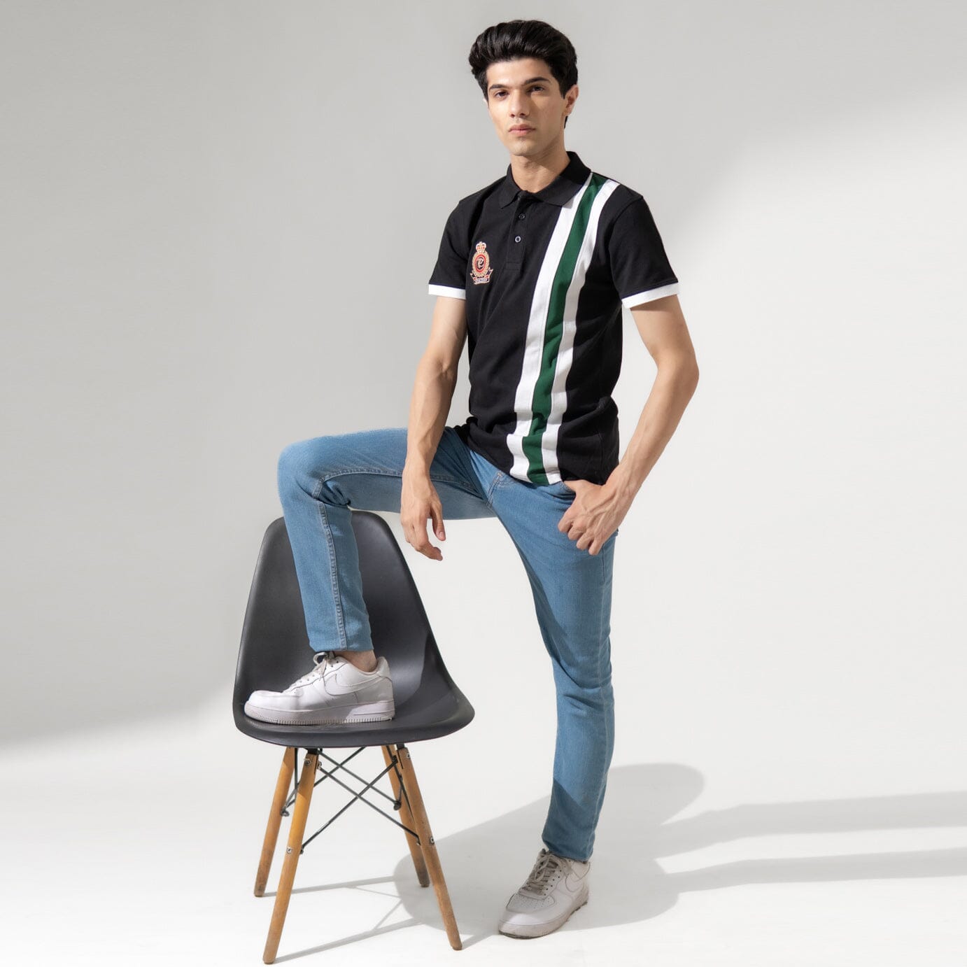 Black & Bottle Green