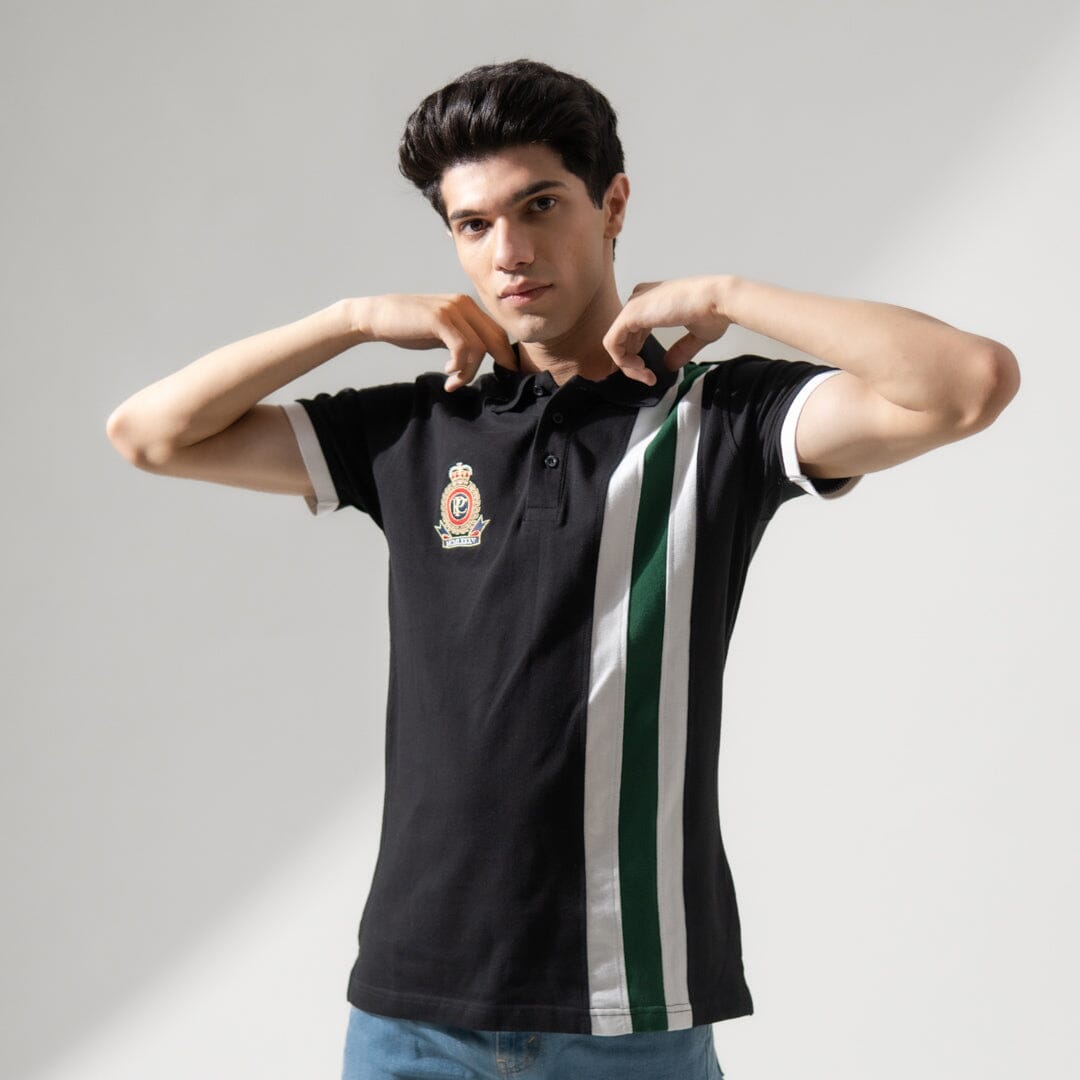 Black & Bottle Green