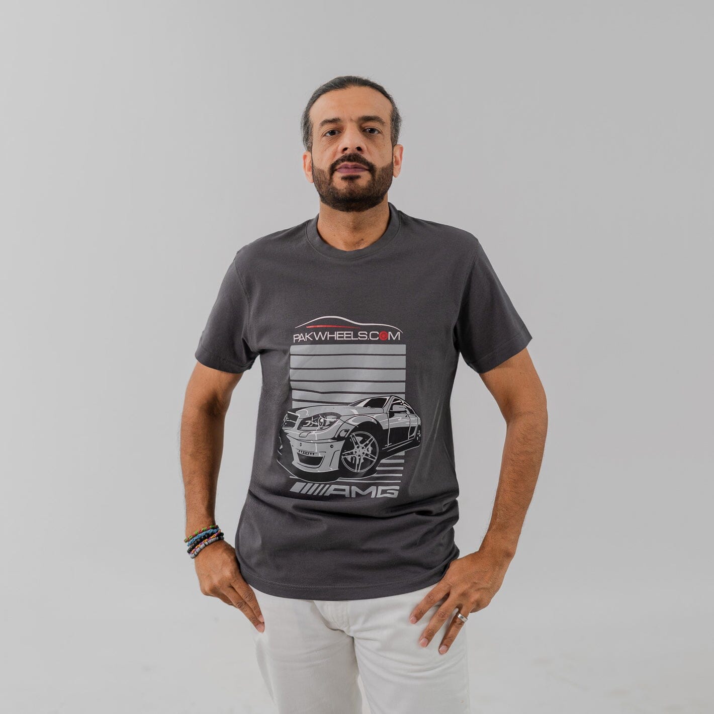 Polo Republica Men's AMG Car Printed Short Sleeve Tee Shirt