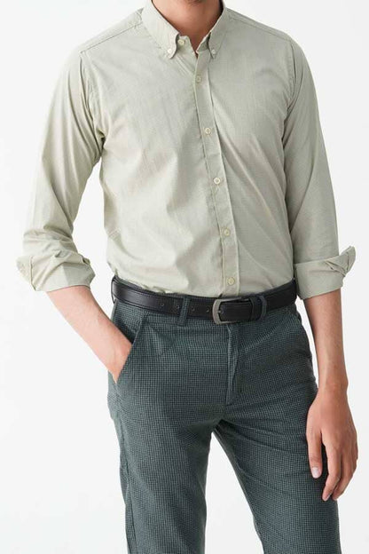 Jamclo Originals Men's Button Down Micro Check Casual Shirt