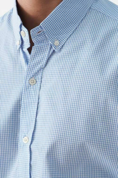 Jamclo Originals Men's Button Down Grid Casual Shirt