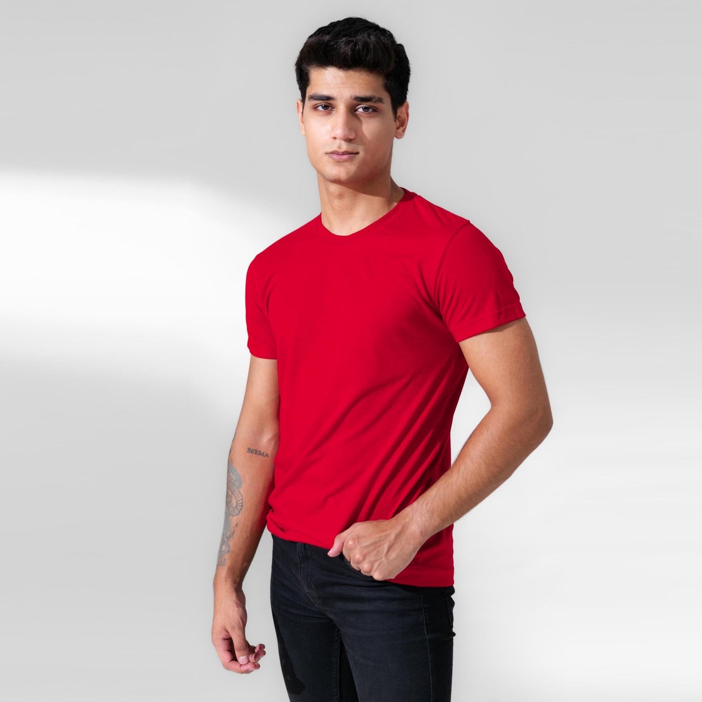 Polo Republica Men's Essentials Premium Tee Shirt Men's Tee Shirt Polo Republica Red S 