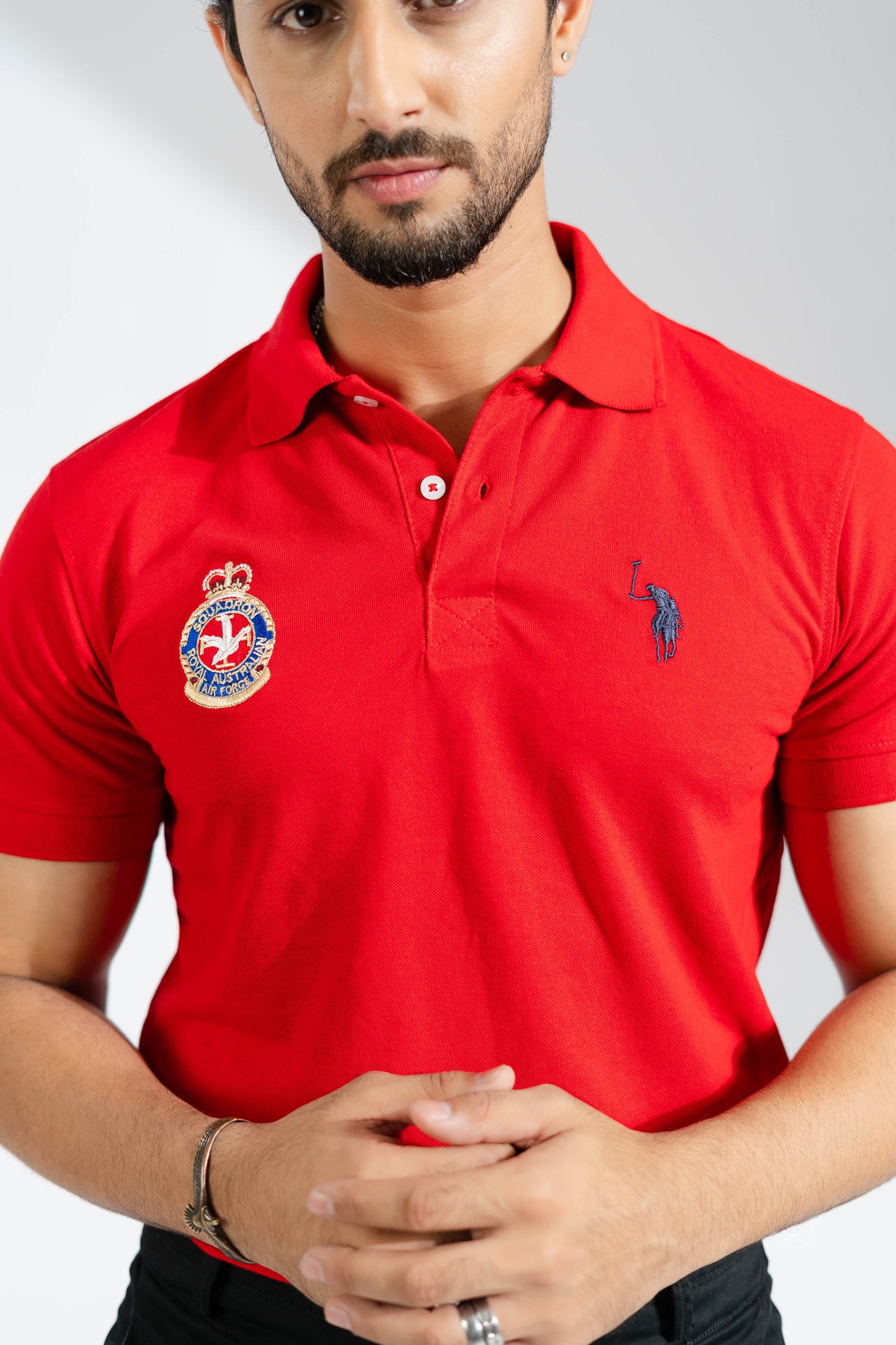 Polo Republica Men's Signature Pony & Squadron Embroidered Short Sleeve Polo Shirt Men's Polo Shirt Polo Republica 
