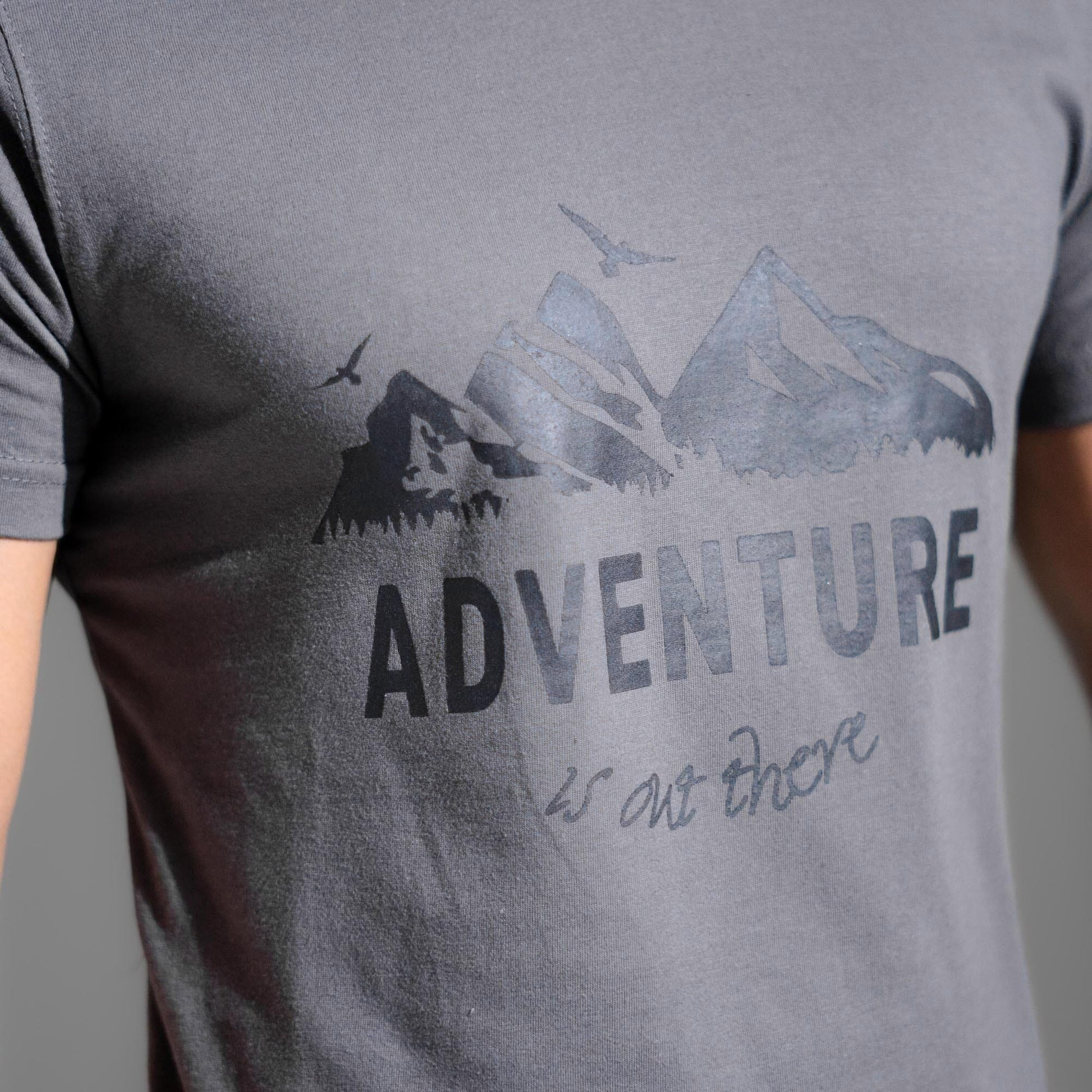 Polo Republica Men's Mountain Adventure Printed Crew Neck Tee Shirt Men's Tee Shirt Polo Republica 