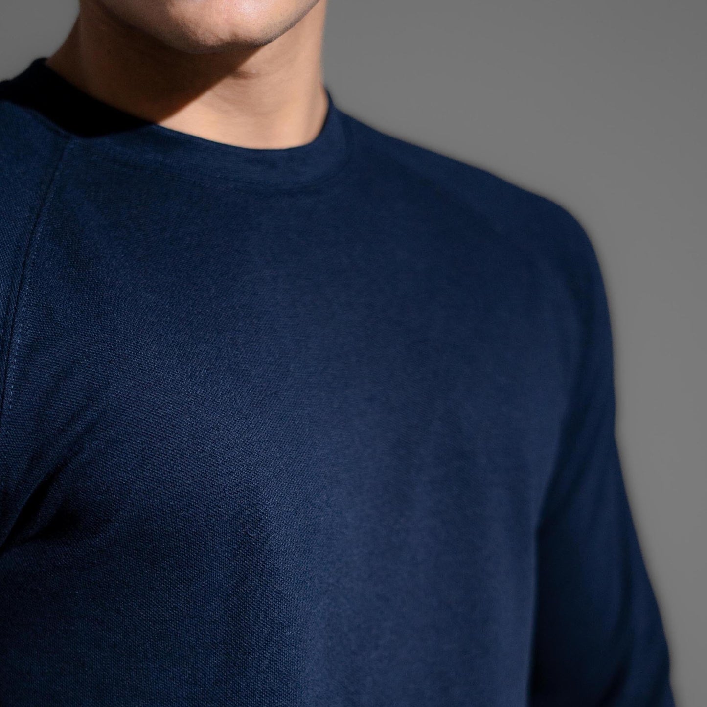 Polo Republica Men's Essentials Raglan Long Sleeve Pique Tee Shirt Men's Tee Shirt Polo Republica 