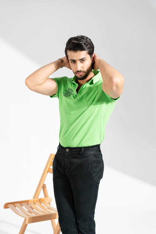 Polo Republica Men's Crown PR Polo & 8 Embroidered Pocket Polo Shirt Men's Polo Shirt Polo Republica 