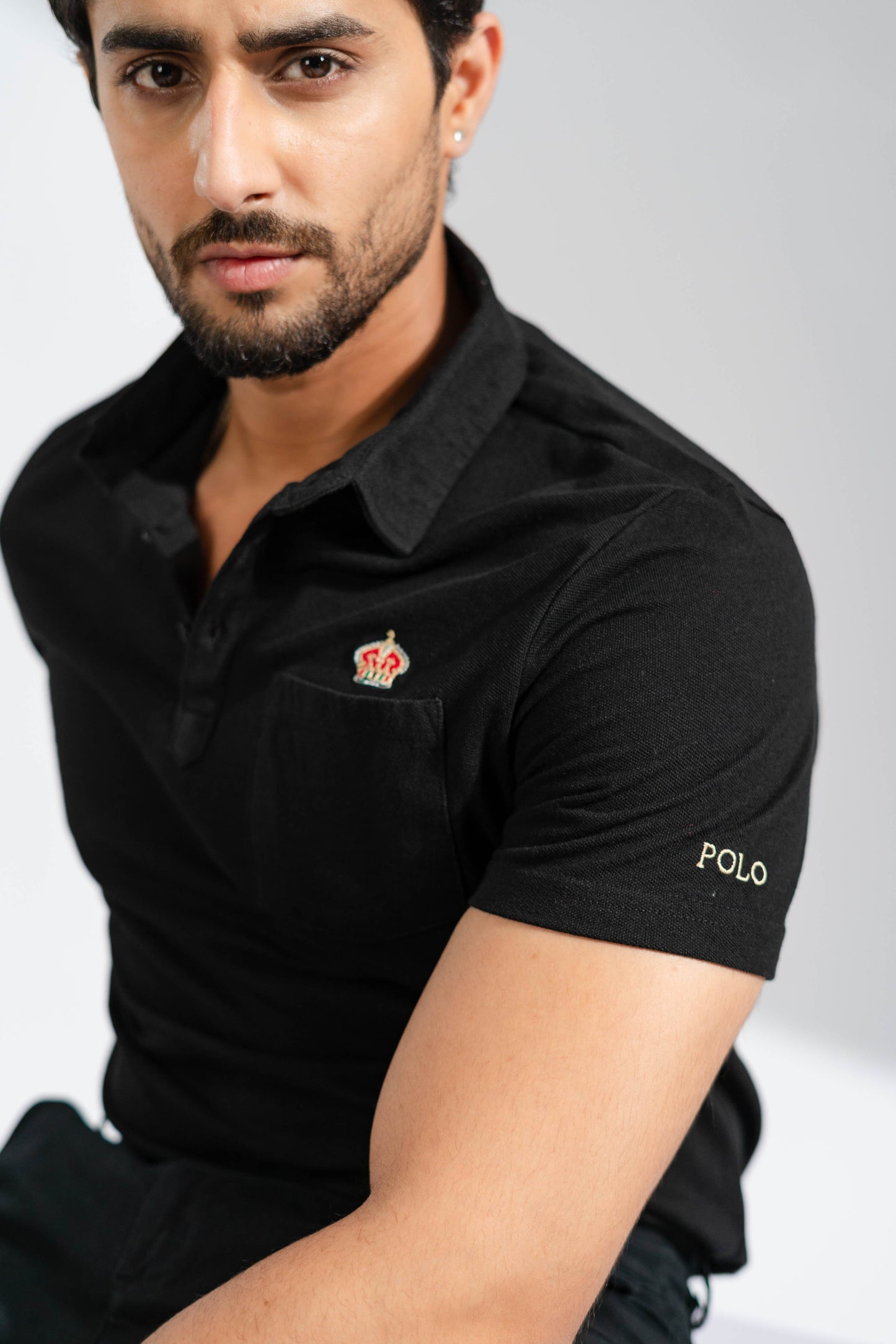 Polo Republica Men's Crown & Polo 3 Embroidered Pocket Polo Shirt Men's Polo Shirt Polo Republica 