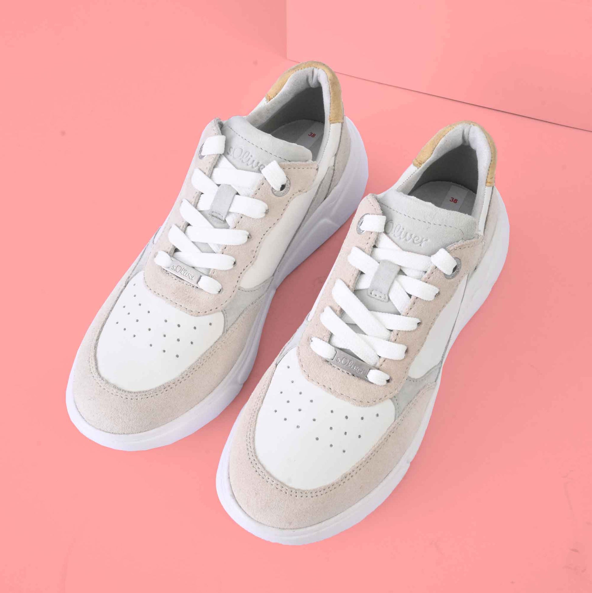 S.Oliver Unisex Leather Sneakers Unisex Shoes Shafi Pvt. Limited 