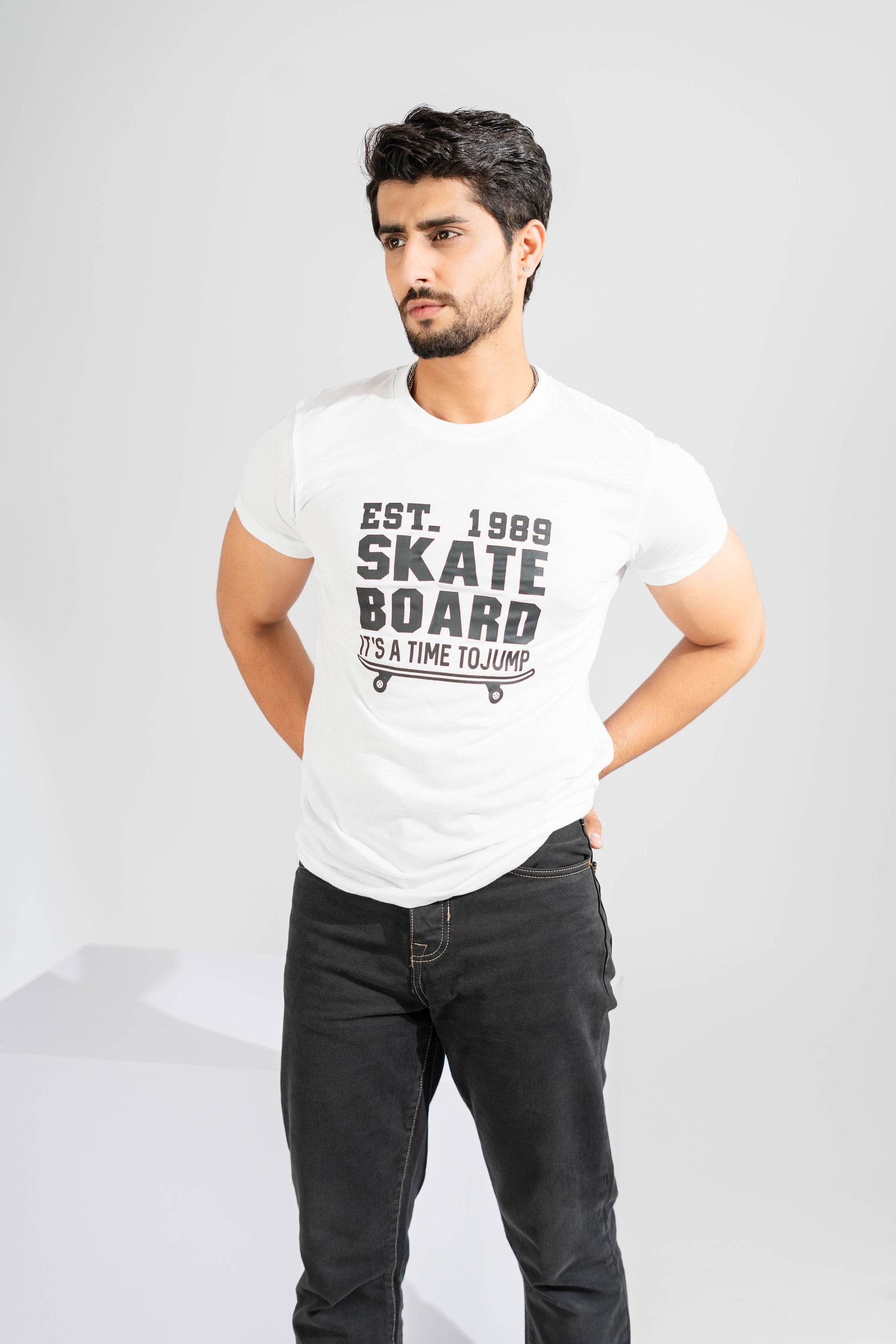 Polo Republica Men's Skate Board Printed Crew Neck Tee Shirt Men's Tee Shirt Polo Republica 