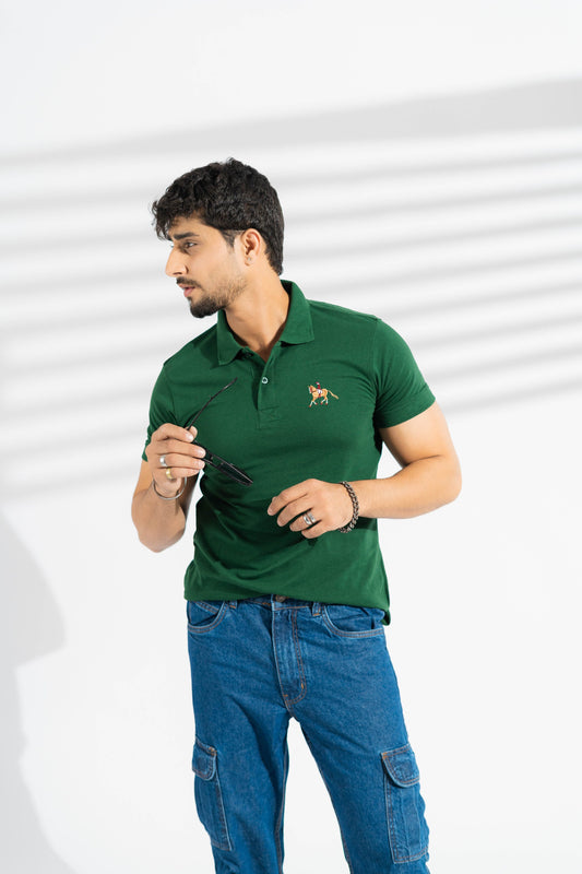 Polo Republica Men's Horse Rider Embroidered Short Sleeve Polo Shirt Men's Polo Shirt Polo Republica 