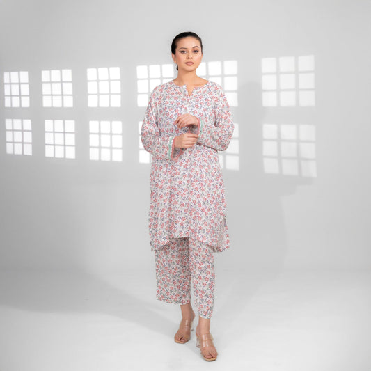 East West By Polo Republica Women’s Printed 2 Pcs Stitched Suit Women's Stitched Suit East West XS 