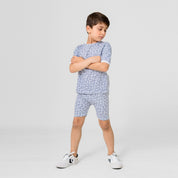 Kid's Aranos Crew Neck Tee and Shorts Set Boy's Suit Set HMG 