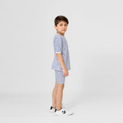 Kid's Aranos Crew Neck Tee and Shorts Set Boy's Suit Set HMG 