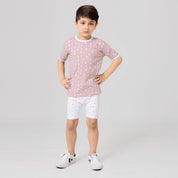 Kid's Aranos Crew Neck Tee and Shorts Set Boy's Suit Set HMG D8 12-18 Months 