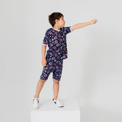 Kid's Aranos Crew Neck Tee and Shorts Set Boy's Suit Set HMG 